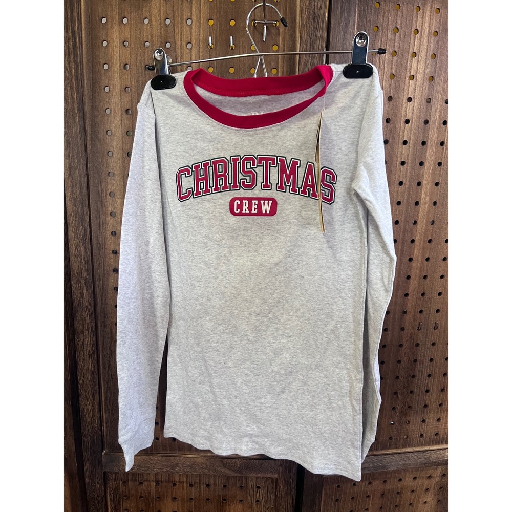 PJ Place Childrens Place Christmas Crew Pajama Top Kids XXL 16 NWT